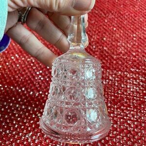 Elegant Crystal Glass Bell